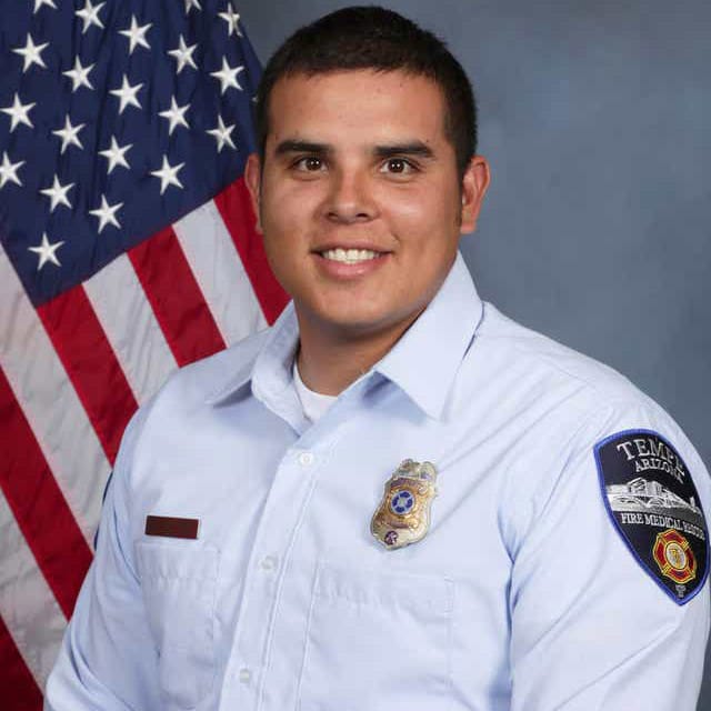 Firefighter Tommy Arriaga