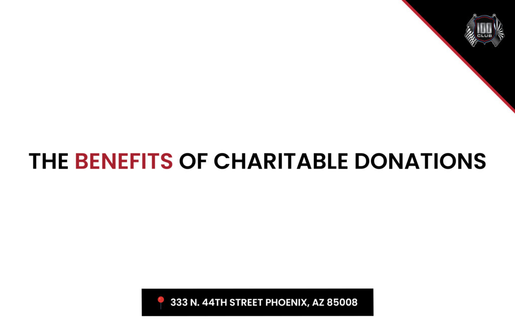 The Benefits Of Charitable Donations